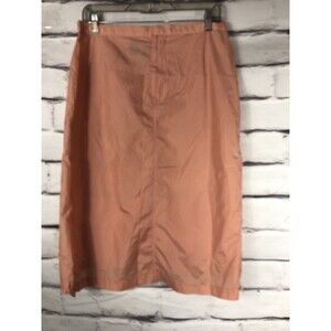 DKNY Jeans Womens Size 8 Peach Colored Knee Length Skirt